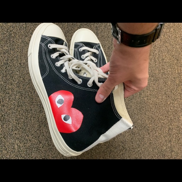 cdg converse poshmark